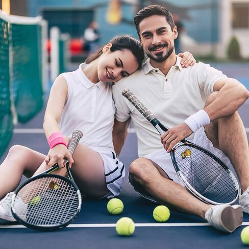 25 قطعة من SUSSURRO، مضرب تنس، ممتص للصدمات، مضرب تنس من السيليكون الناعم، مضرب تنس على شكل كرتوني، ممتص للصدمات، مضرب تنس لكرة المضرب in Kuwait