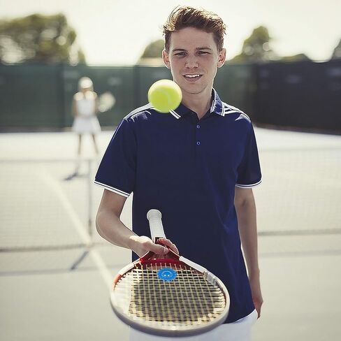 25 قطعة من SUSSURRO، مضرب تنس، ممتص للصدمات، مضرب تنس من السيليكون الناعم، مضرب تنس على شكل كرتوني، ممتص للصدمات، مضرب تنس لكرة المضرب in Kuwait