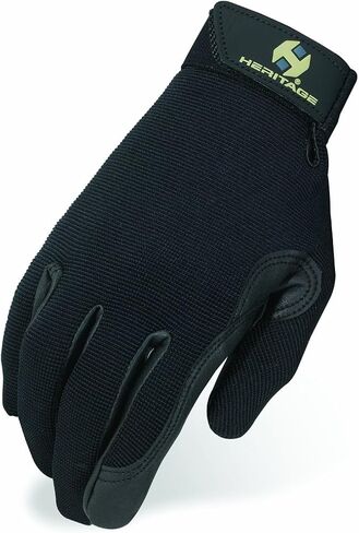 Heritage Performance Gloves, Size 8, Black in Kuwait