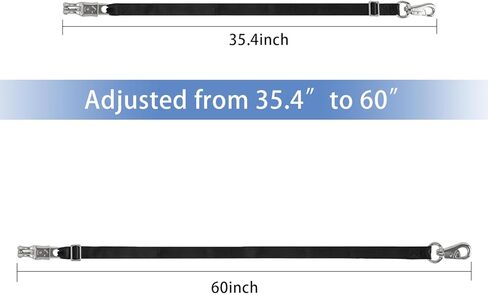 ربطة عنق مقطورة حصان قابلة للتعديل، ربطة عنق متقاطعة بحزام من النايلون لهوالاج الحصان، تم تعديلها من 35.4 إلى 60 بوصة in Kuwait