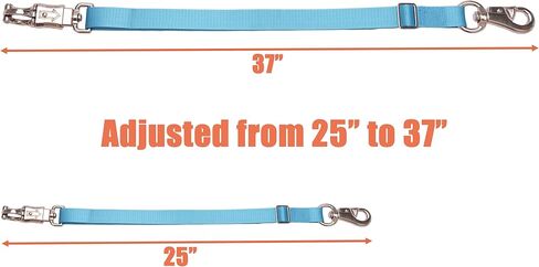 Adjustable Trailer Tie -Horse Trailer Nylon Strap Tie，Adjusted from 25 to 37" in Kuwait