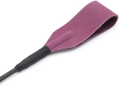 سوط ركوب الخيل باللون الأرجواني الفاخر من الجلد الأصلي لرياضات الفروسية in Kuwait