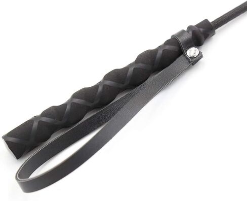 سوط ركوب الخيل باللون الأرجواني الفاخر من الجلد الأصلي لرياضات الفروسية in Kuwait