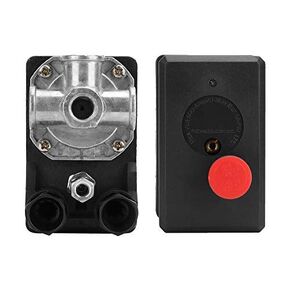 G1/4" Pressure Switch, 380V 3 Phase 4 Hole Vertical Type Pressure Switch Control Valve for Air Compressor