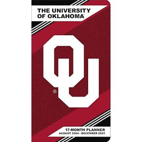 TURNER SPORTS Oklahoma Sooners 2025 17-Month Pocket Planner - PF (25998890516)