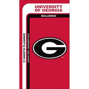 TURNER SPORTS Georgia Bulldogs 2024-25 17-Month Pocket Planner (25998890508)