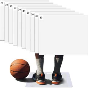 Basketball Sticky Adhesive Mat Replacement Sheets Clean Grip Tacky Floor Mats Replacement Sheet Courtside Basketball Court Accessory for Remove Dust Dirt from Shoe