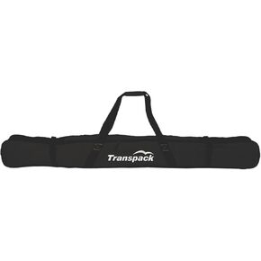 TRANSPACK Lightweight Padded Ski 185 Convertible Bag | Easily Adjustable from a Single Bag to a Double Bag by Unzipping an Expandable Gusset (8250-01)