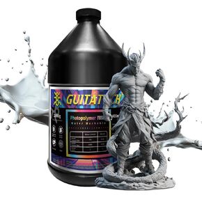 2000G 8K Water Washable Resin, Water Washable 3D Printer Resin - High Precision, Fast Curing, Low Odor Formula | Eco-Friendly & Easy Cleanup for LCD/DLP Printers | Durable, Low Shrinkage
