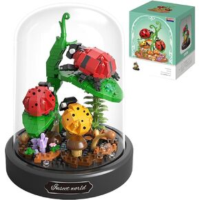 Flower Bouquet Building Set for Adult,Mini Plant Bonsai Tree Friend Set,Botanical Collection Gift for Kids,Home Decor Building Block, New Year Birthday Gift for Women Boys Girls(Butterfly)