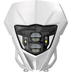 Dirt Bike Headlight LED Motorcycle Headlamp Kit with DRL Fit for 2013-2023 Yamaha WR250F 400F 426F 450F, WR250 400 426 450 TTR XT MX Most Enduro Motorcycle Pit Bike Black in Kuwait