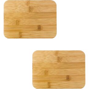 Wooden Food Storage Lids for Pyrex 7210-PC 3-Cup Rectangular Storage Cover Lids Replacement for Pyrex Container 7210-PC Glass Bowls -2 Pack (Container not Included)