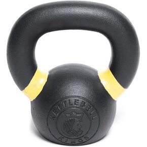 Kettlebell Kings Powder Coated Kettlebell Weights 4-48 KG | Hand weights Workout Gym Equipment & Strength training sets for Women & Men | Weights set for Home Gym