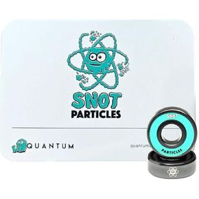 Quantum Bearing Science Snot Particles Skateboard Bearings Kit with Bones Speed Cream