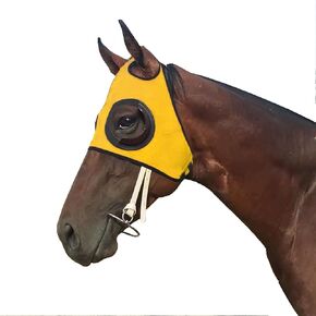Horse Racing Eye mask,Horse Fly Control Masks,Equestrian Eye mask,Horse Blinker Horse Eye Blinders for Racing Training Keep Calming Eye Side Shield Horse blinder