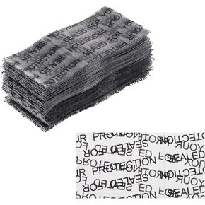 PATIKIL 115x28mm PVC Perforated Shrink Bands, 250Pcs 0.05 mm/2 Mil Thickened Heat Shrink Seal Wrap Fit for 2.5"-2.75" Cap Diameter Essential Oil Bottles Jars Cans Tin Word Style, Clear