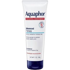 Aquaphor Healing Ointment - Dry Skin Moisturizer - Hands, Heels, Elbows, Lips - 7 oz. Tube