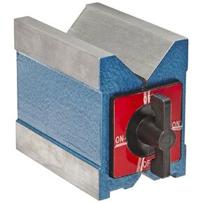 Fowler 52-585-075 Magnetic V-Block with On Off Switch, 2.37" W x 4" L x 3.87" H