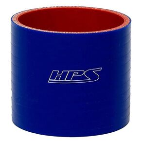 HPS 1" ID, 3" Length, Silicone Coupler Hose, High Temp 4-Ply Reinforced, 100 Psi Max. Pressure, 350F Max. Temperature, SC-8606-BLUE, Silicone, Blue