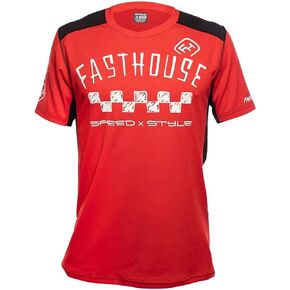 FASTHOUSE Youth Alloy Nelson MTB Jersey (Red, YLG) - Kids' 2020