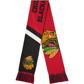 FOCO NHL Unisex-Adult Official Reversible Team Graphic Printed Scarf