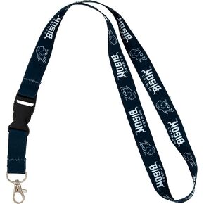 Desert Cactus Howard University Lanyard Bison HU HBCU Car Keys ID Badge Holder Keychain Detachable Breakaway Snap Buckle (Blue)