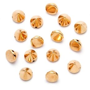 Darice 22148 40Pc Small Cone Spike Gold