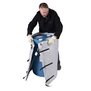 Powerblanket Xtreme BH30RRG 30-Gallon Insulated Drum Heating Blanket w/Rugged Alloy Vinyl Shell Rated Down to - 40 °F, Fixed Thermostat 100 °F