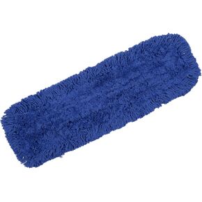 24" Industrial-Grade Cotton Dust Mop Head Refills, Perfect Replacement for Busy Home, Gym, Commercial Spaces, Heavy-Duty Mop for Janitorial & Housekeeping Needs - 2 Pack