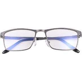 Blue Light Blocking Glasses UV Metal Anti Eyestrain Computer Gaming Blue Light Screen Blocker Eyewear for Men Women