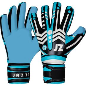 Professional Soccer Goalie Gloves for Youth Adult,Goalkeeper Gloves with Removable Finger Protect,Breathable,Strong Grip,6MM Latex Palm,Double Wrist Support