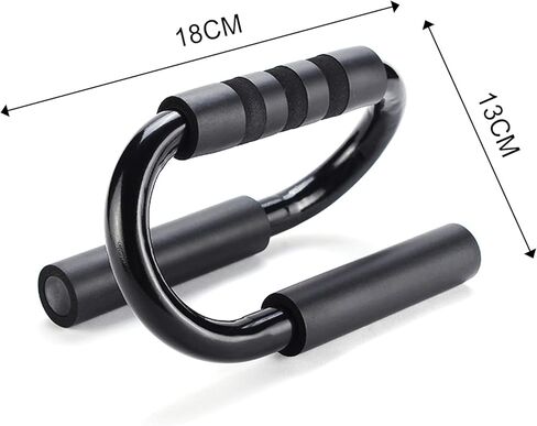 قضبان الدفع في صالة الألعاب الرياضية، معدات اللياقة البدنية، زوج واحد من مقابض تمرين الضغط مع قبضة إسفنجية مبطنة، معدات تمرين الضغط in Kuwait