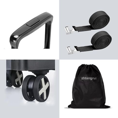 عربة مقعد السيارة للمطار - حاملة دوارة لمقعد السيارة بالمطار للطائرة - عربة مقعد السيارة بعجلات - عربة أمتعة قابلة للطي لحقيبة الظهر in Kuwait