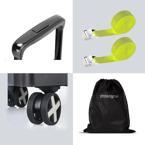 عربة مقعد السيارة للمطار - حاملة دوارة لمقعد السيارة بالمطار للطائرة - عربة مقعد السيارة بعجلات - عربة أمتعة قابلة للطي لحقيبة الظهر in Kuwait