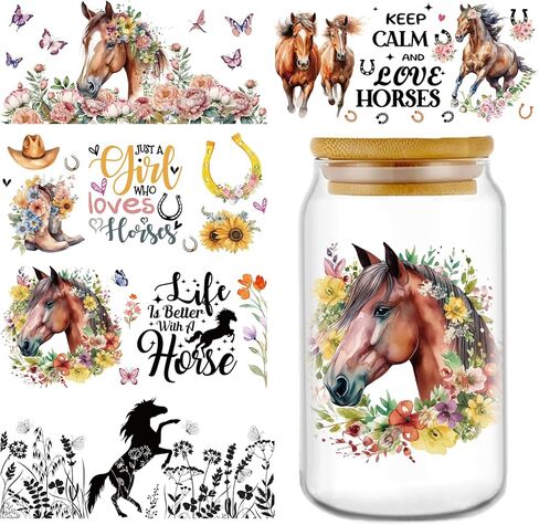 Rngmsi UV DTF Cup Wrap - 5 Sheets Chicken UV DTF Cup Wraps for 16 oz Farm Uvdtf Cup Wraps Animal UV DTF Decals Personalized UV DTF Wraps for Glass Cups Wood Crafts in Kuwait