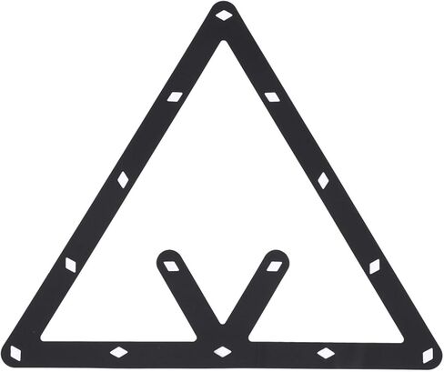 حامل كرة البلياردو من Niiyen، 6 قطع/مجموعة من ملاءات البلياردو، رف البلياردو حامل كرة مثلث أسود لتحديد موضع طاولة البلياردو وإكسسوارات جديلة حمام السباحة in Kuwait