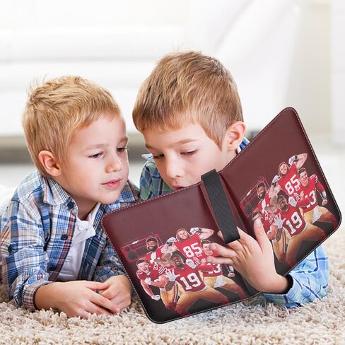 Football Card Binder with Sleeves 400 Pocket, Sports Card binder Compatible with Baseball Card, Basketball Card, Hockey card, Soccer Card, Trading Card Binder for Boys and Girls in Saudi Arabia