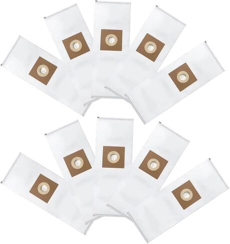 10-PACK AH10243 AH10143 Vacuum Cleaner Bag for Hoover Commercial HushTone Canister CU2 Vacuum Cleaner Replace HEAP Filter Bag, Fits Upright Vacuum Models: CH54013, CH54015, CH54113 & CH54115 in Saudi Arabia