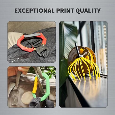 OVERTURE PLA Plus (PLA+) Filament 1.75mm PLA Professional Toughness Enhanced PLA Roll, Cardboard Spool, Premium PLA 1kg(2.2lbs), Dimensional Accuracy 99% Probability +/- 0.03mm (Black) in Kuwait