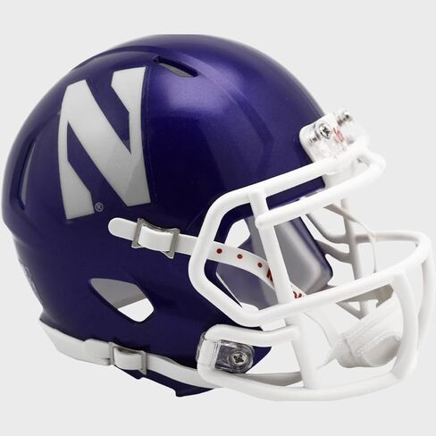 خوذة كرة قدم صغيرة من Northwestern Wildcats New Revolution Speed in Kuwait