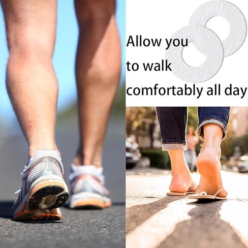 30 قطعة من وسادات مسامير القدم المستديرة، وسادات مشط القدم، وسادات القدم الأمامية، وتخفيف الألم، ووسادة القدم، تحافظ على حماية مسامير القدم من الاحتكاك على الأحذية، وسادات لاصقة للرجال والنساء in Kuwait