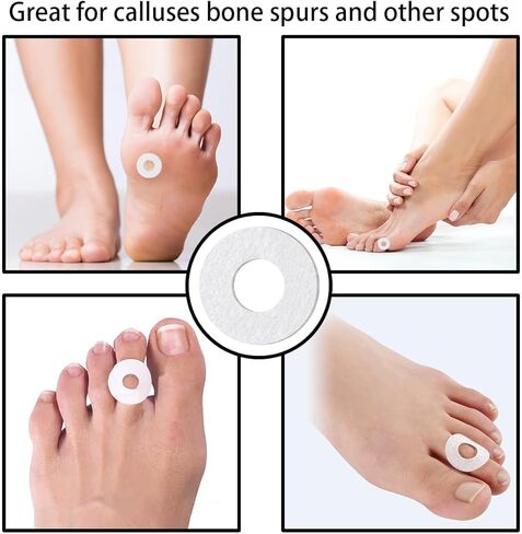 30 قطعة من وسادات مسامير القدم المستديرة، وسادات مشط القدم، وسادات القدم الأمامية، وتخفيف الألم، ووسادة القدم، تحافظ على حماية مسامير القدم من الاحتكاك على الأحذية، وسادات لاصقة للرجال والنساء in Kuwait