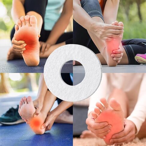 30 قطعة من وسادات مسامير القدم المستديرة، وسادات مشط القدم، وسادات القدم الأمامية، وتخفيف الألم، ووسادة القدم، تحافظ على حماية مسامير القدم من الاحتكاك على الأحذية، وسادات لاصقة للرجال والنساء in Kuwait