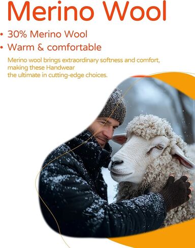 Merino Wool Fingerless Gloves for Men Women Half Finger Gloves Thermal Soft Knit Liner for Hunting Fishing Hiking in Kuwait