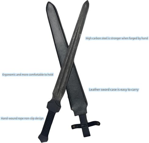Hand cast Fixed Blade High Carbon Steel Angry Spear Sword, Full, Outdoor, Camping, Mountaineering, Practice, Gift Collection in Saudi Arabia