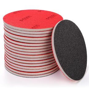 Frcctre 18 Pack Bowling Sanding Pads Bowling Ball Resurfacing Polishing Cleaning Sanding Kit Bowling Accessories Kit, Grit 180, 400, 500, 800, 1200, 2000, 2500, 3000, 5000