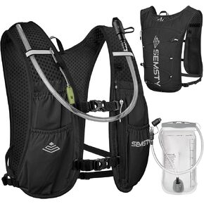 Running Hydration Vest 5L,Running Vest Pack with 1.5L Water Bladder,Lightweight Water Backpack for Hiking Running Cycling
