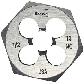 IRWIN "Hanson 6540 Die 7/16""-20 NF 1"" Hex, for Tap Die Extraction"