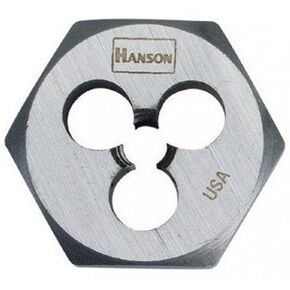 Irwin Hanson 9434 1" 3/8-16NC Hexagon Machine Screw Die