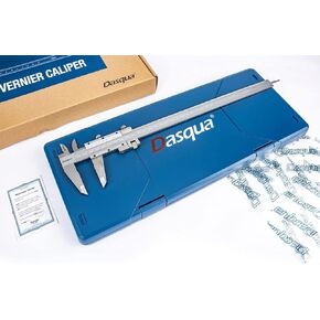Dasqua 1490-7015 0-300mm / 0-12" Stainless Steel Vernier Caliper with Fine Adjust